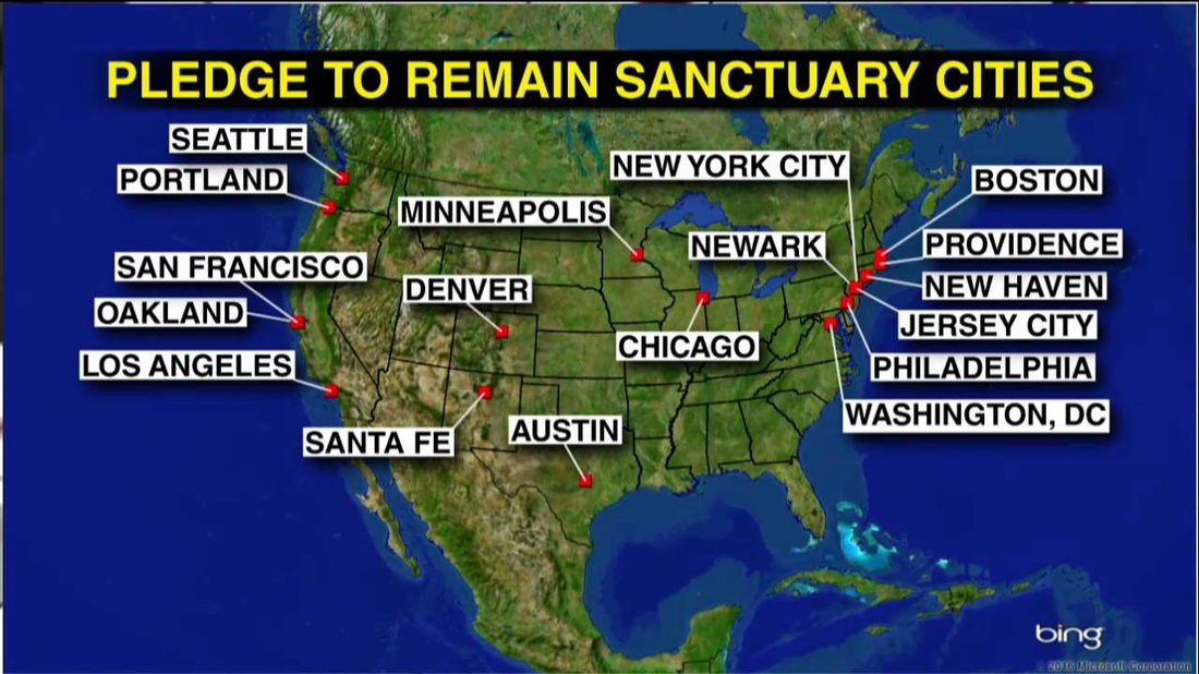 Mayors of Eighteen 'Sanctuary' Cities Defy Laws JESUS, OUR BLESSED HOPE